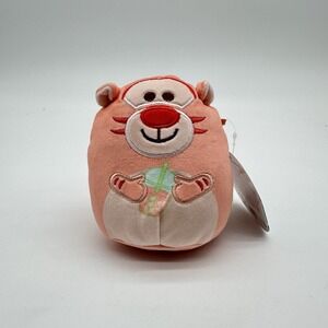 Disney Squishmallows Boba Tea Tigger Mystery Squad Series 2 5" Pink Collectible